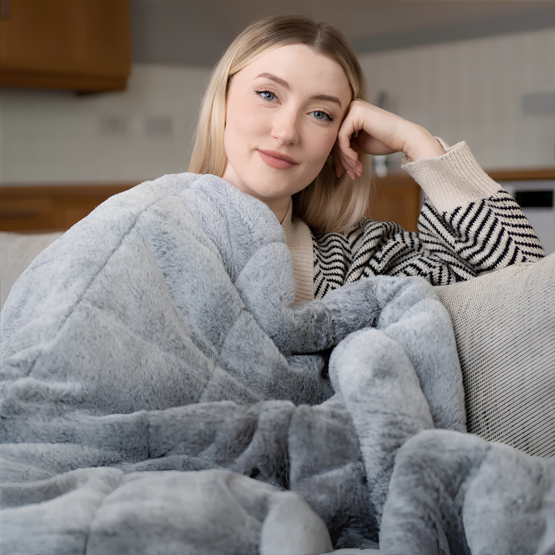Nordic Fur Weighted Blanket